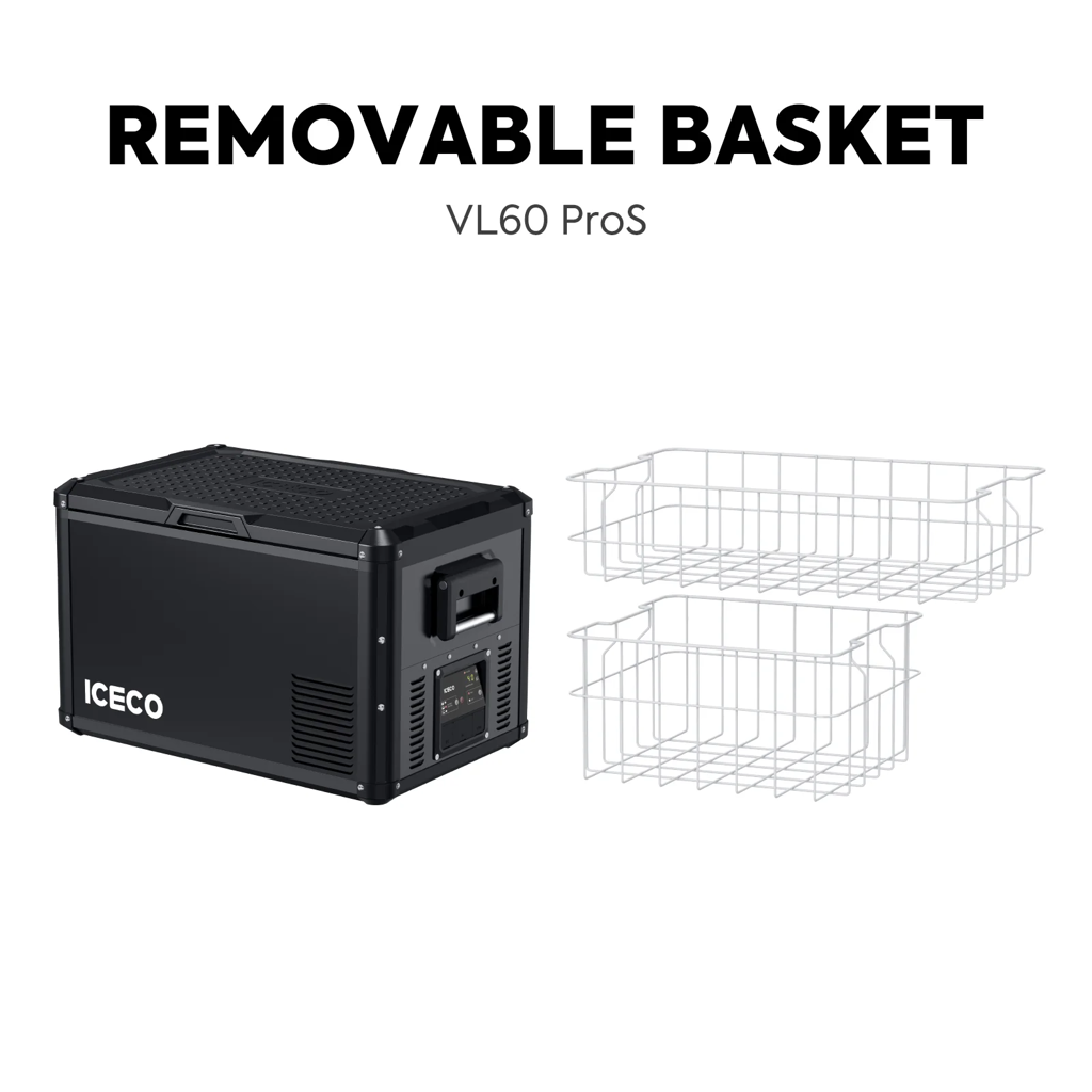 Réfrigérateur congélateur ICECO VL60PROS 60L, portable, compact et puissant, idéal pour la cuisine ou les activités en extérieur.