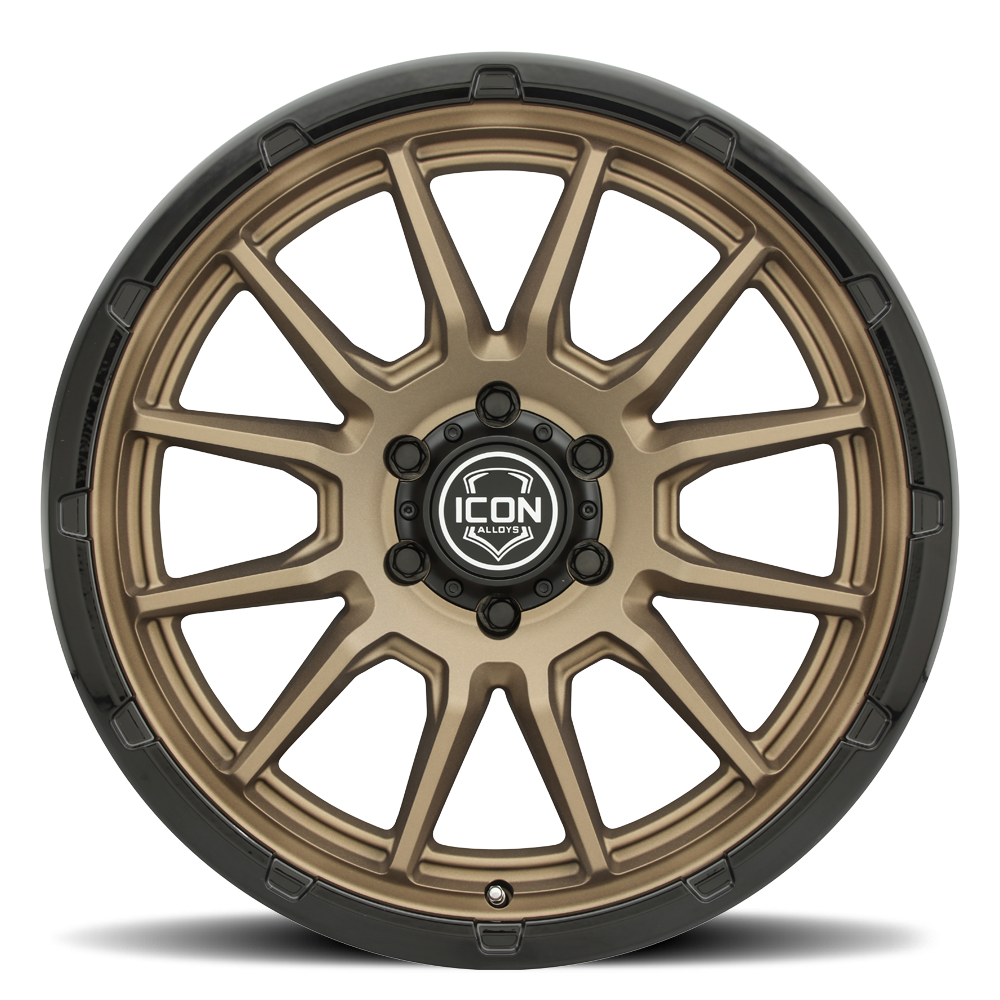 Jante ICON Alloys Cajon Bronze pour 4x4, jantes en alliage léger avec finition bronze pour véhicules tout-terrain.