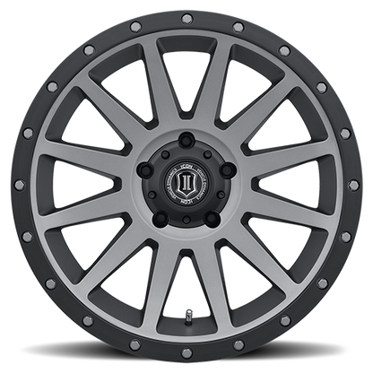 Jante ICON Alloys Compression 4x4 renforcée pour performance tout-terrain, finition robuste et design moderne.