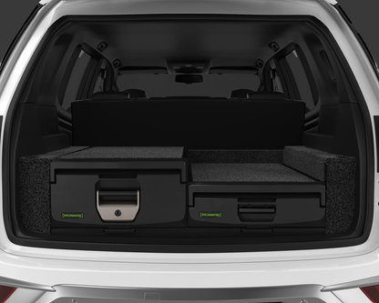Kit de 2 tiroirs standard et mi-hauteur IRONMAN 4x4, tiroirs robustes pour rangement de véhicule tout-terrain.
