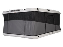 Tente de toit James Baroud Grand RAID M/X/XL, installation sur véhicule, tissu résistant, fenêtre avec moustiquaire, design robuste