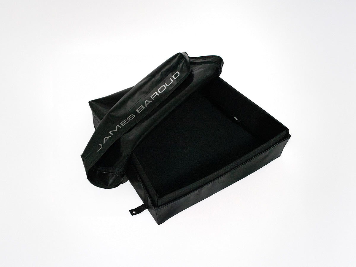 Sac porte-bagage étanche James Baroud Nova Unite, accessoire pour tente de toit, 10.5L, en tissu robuste avec fermeture sécurisée.