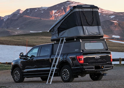 Tente de toit Space EVO S/M/XL - James Baroud - ouverture portefeuille sur Xperts4x4 Accessoires 4x4 Off-Road