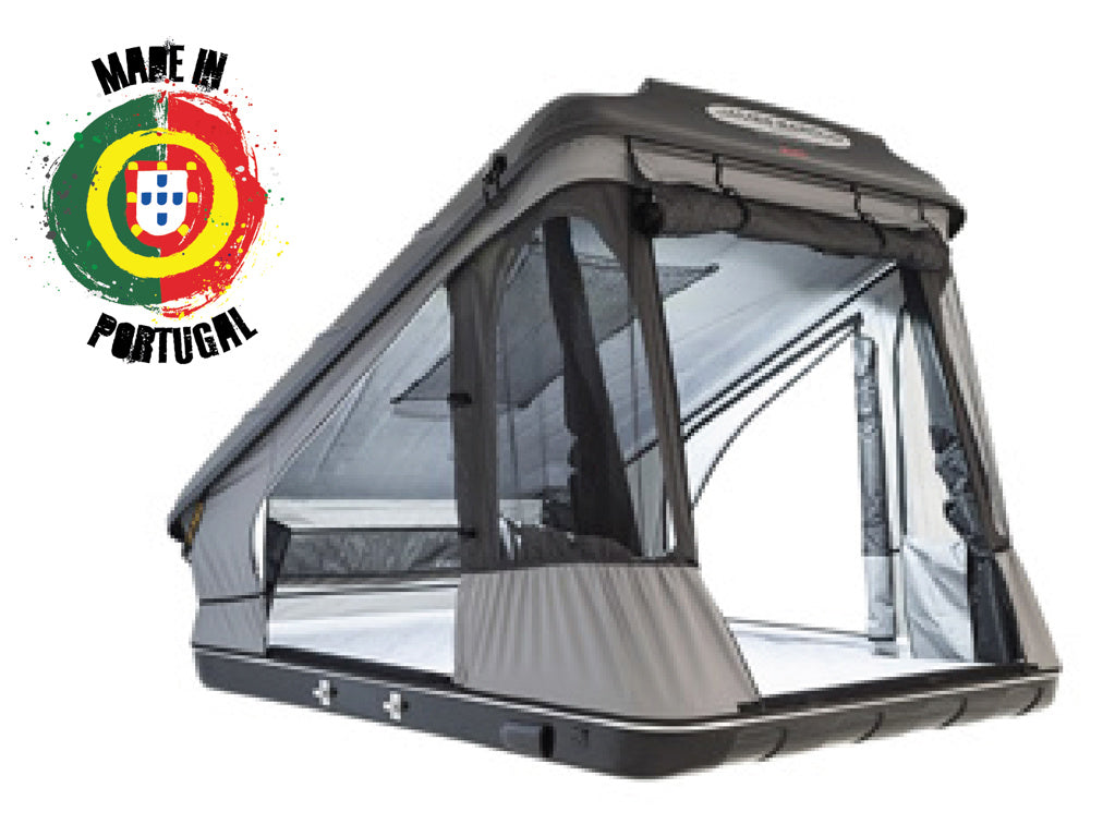 Tente de toit Space EVO S/M/XL - James Baroud - ouverture portefeuille sur Xperts4x4 Accessoires 4x4 Off-Road