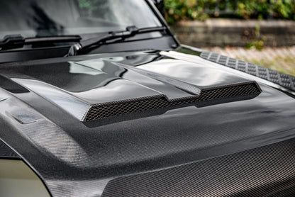 Capot Carbone Ventrilé KAHN Luxe - Defender 90/110/130 (2020+) sur Xperts4x4 Accessoires 4x4 Off-Road