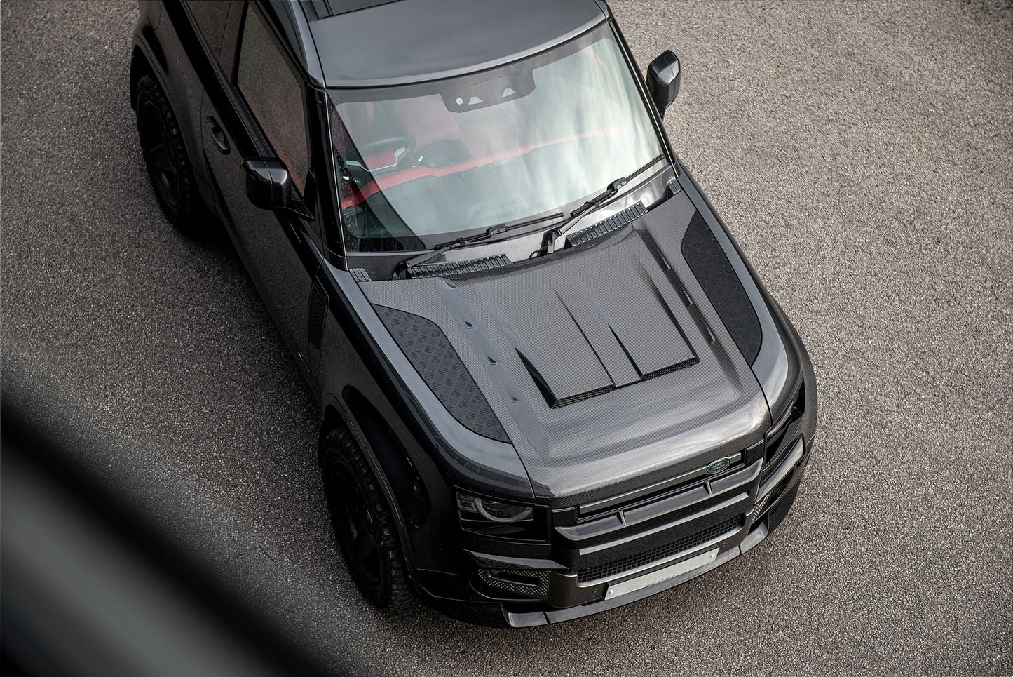 Capot Carbone Ventrilé KAHN Luxe - Defender 90/110/130 (2020+) sur Xperts4x4 Accessoires 4x4 Off-Road
