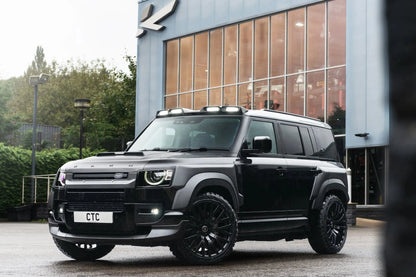 Kit de carrosserie KAHN Wide Track pour Defender 110 2020+ avec look agressif et design premium, tuning automobile.