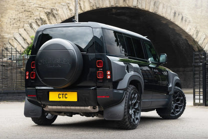 Kit large à voie étendue KAHN pour Defender 110 (2020+), look agressif et finition premium, accessoires de tuning carrosserie.