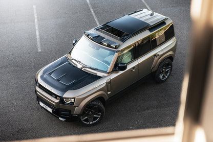 Kit wide track KAHN pour Defender 110 2020+ avec look agressif et finition premium, accessoires de tuning pour la carrosserie.