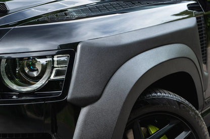 Kit wide track KAHN pour Defender 110 2020+ avec look agressif et finition premium, accessoires de tuning carrosserie.
