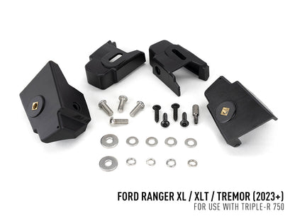 Pack de LED pour calandre LAZER LAMPS sur Ford Ranger XL/XLT/Tremor 2023+ avec feux LED intégrés.