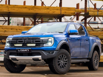 Pack LED Calandre LAZER LAMPS pour Ford Raptor 2023+ Next Gen, éclairage LED puissant pour calandre.