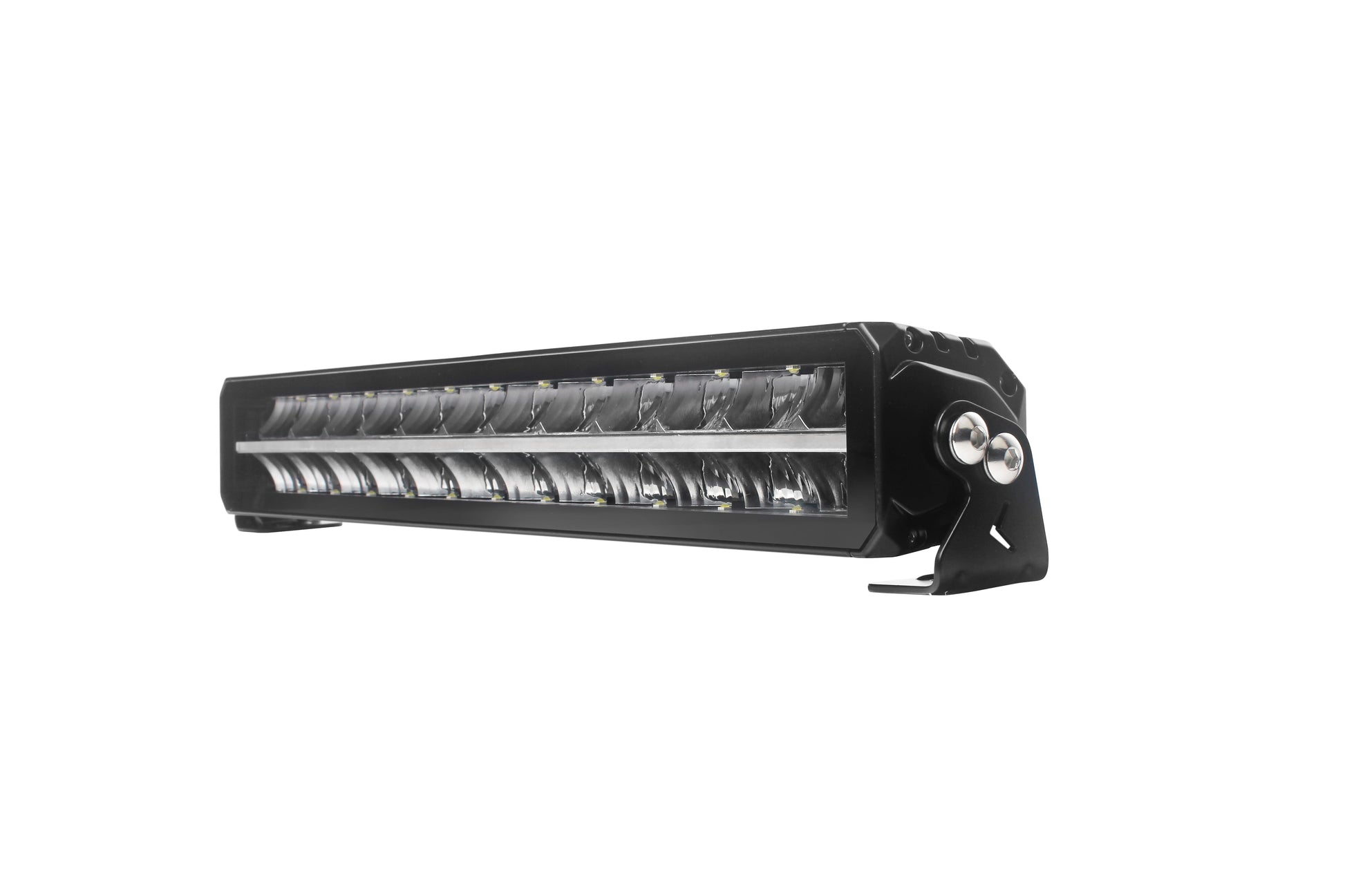 Barre LED Lumidrive MAXDRIVE 1245 avec feux de position sélectionnables, éclairage LED robuste et moderne.