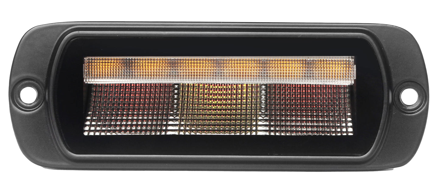 Feu LED de signalisation arrière étanche LUMIDRIVE, éclairage intégré pour véhicule, lumière de signalisation robuste et visible