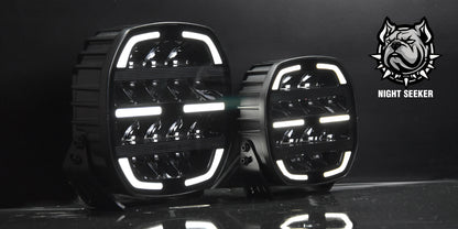 Feu de position LED puissant LUMIDRIVE Night Seeker 7, homologué, pour éclairage de véhicule, lumineux et durable.