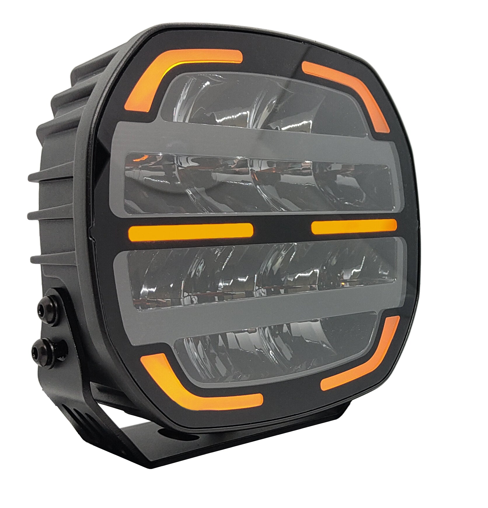 Feu de position LED puissant LUMIDRIVE Night Seeker 7, homologué, pour éclairage LED de véhicule, lumière brillante, design compact.
