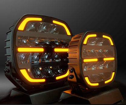 Feu de position LED puissant LUMIDRIVE Night Seeker 7, homologué, pour éclairage LED de véhicule.