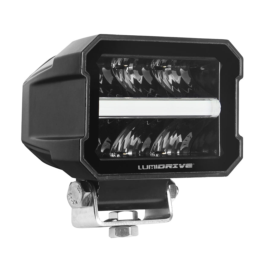 Phare de travail LED Lumidrive PROXIDRIVE 2800 lumens, étanche, éclairage LED robuste pour usage professionnel.