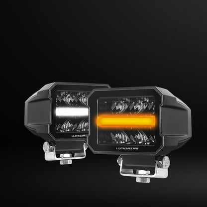 Phare de travail LED Lumidrive PROXIDRIVE 2800 lumens étanche, éclairage LED robuste pour usage professionnel.