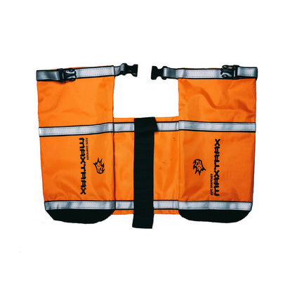 Amortisseur rupture corde treuil Maxtrax pour accessoires treuils, sécurité fiable pour 4x4, en plastique noir avec fixation métallique.
