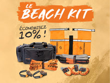 Kit d'accessoires Maxtrax pour treuillage en zone sableuse, idéal pour récupération sur plages et terrains sablonneux.