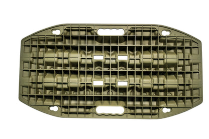 Plaque à sable Maxtrax Jaxbase, support cric ultra-résistant, en plastique robuste pour véhicules tout-terrain.