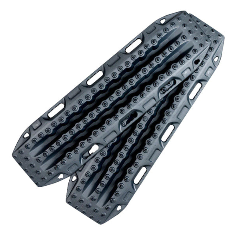 Paired Maxtrax MKII plaques à sable, 1,15 m x 0,34 m, en plastique robuste pour stabiliser les véhicules sur le sable.