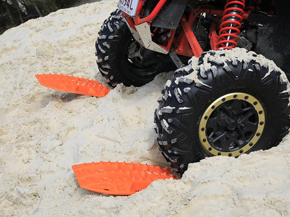 Plaques à sable Maxtrax Mini pour 4x4, kit léger et efficace pour l’OffRoad, en plastique robuste, idéal pour l’enlisement.