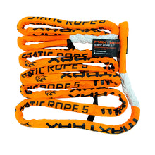 Sangle de traction Maxtrax Static Rope 5M, robuste et résistante, utilisée pour l'extraction et le tirage en situation off-road.