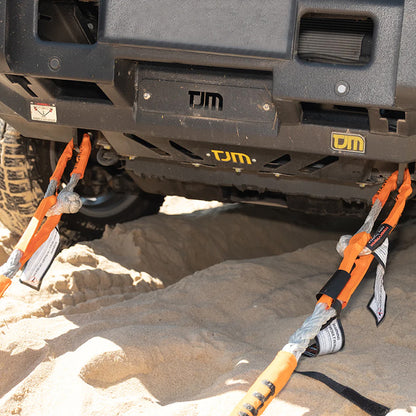 Sangle de traction Maxtrax Static Rope 5m, corde robuste pour remorquage et activités extérieures.