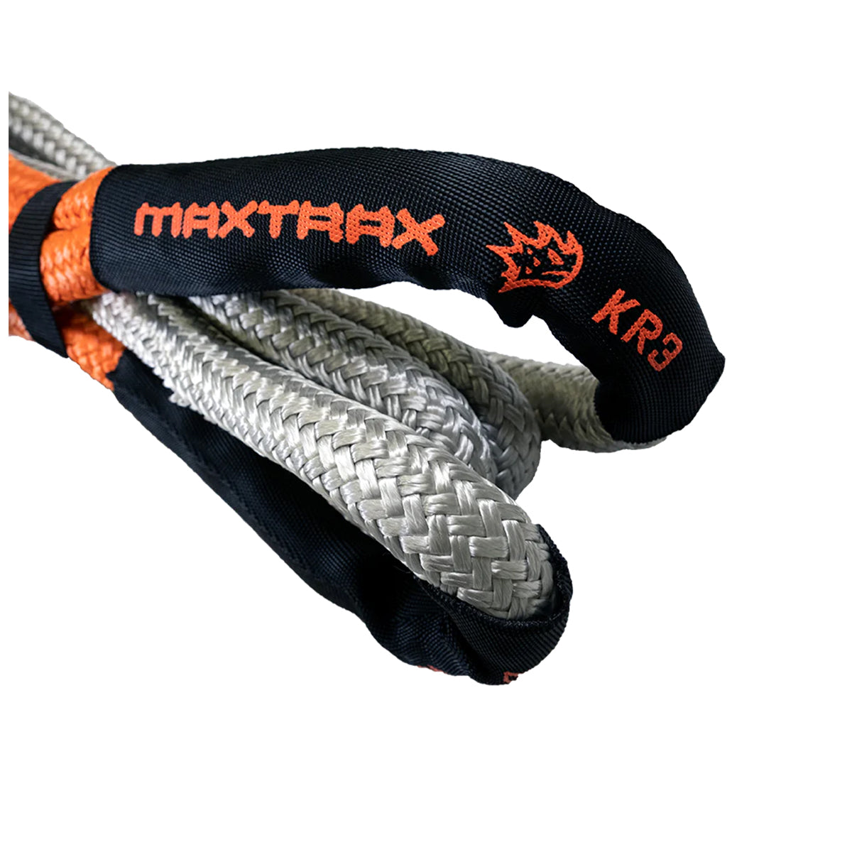 Sangle de traction extensible Maxtrax Kinetic Rope 12T, robuste pour récupération 4x4 et activités hors-route.