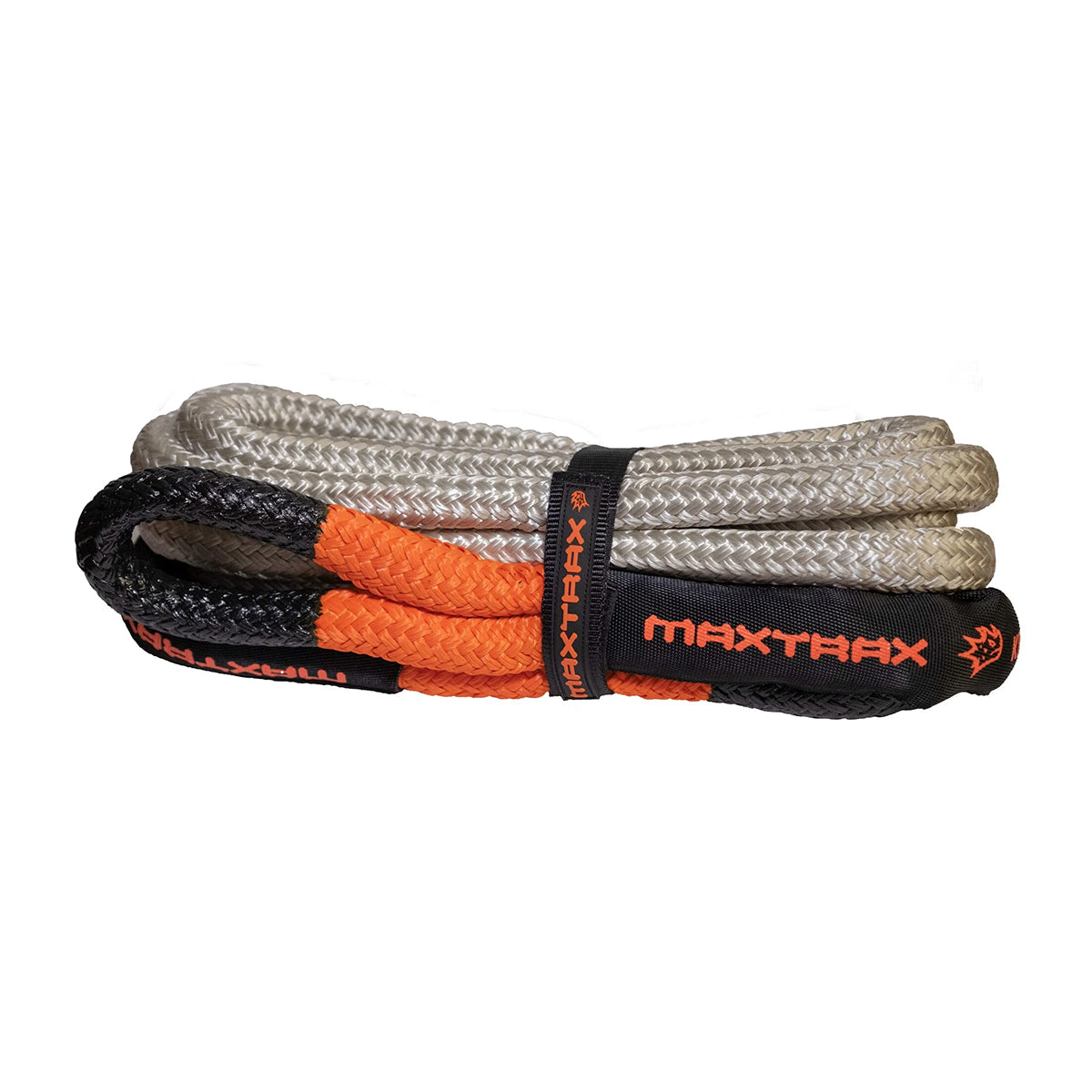 Sangle de traction extensible Maxtrax Kinetic Rope 12T pour puissance et récupération en tout-terrain.