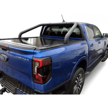 Barre de rouleau pour rideau de benne Mountain Top sur Ranger et Amarok 2023+ par Misutonida4x4, couvre benne robuste.