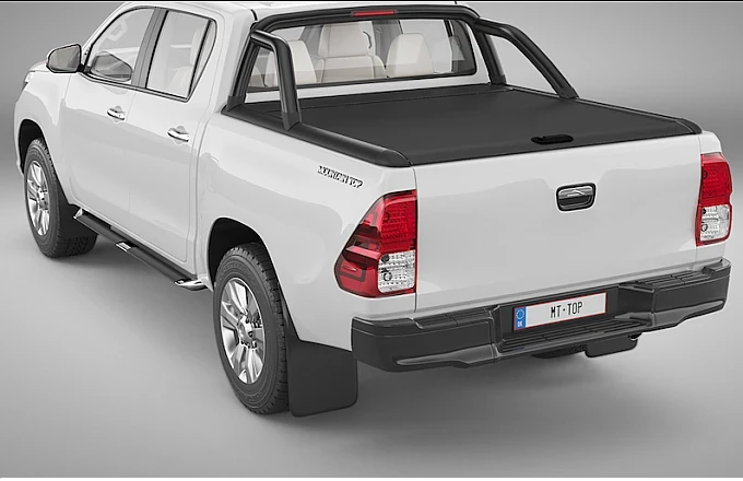 Couvre-benne MountainTop pour Isuzu D-Max Double Cab 2012-2020, protection de la benne, finition robuste et ajustée.