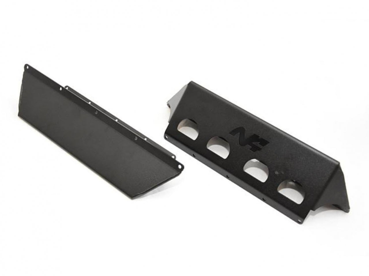 Paired marche-pieds N4 OFFROAD pour tube 60mm en acier antidérapant, idéal pour véhicules tout-terrain.