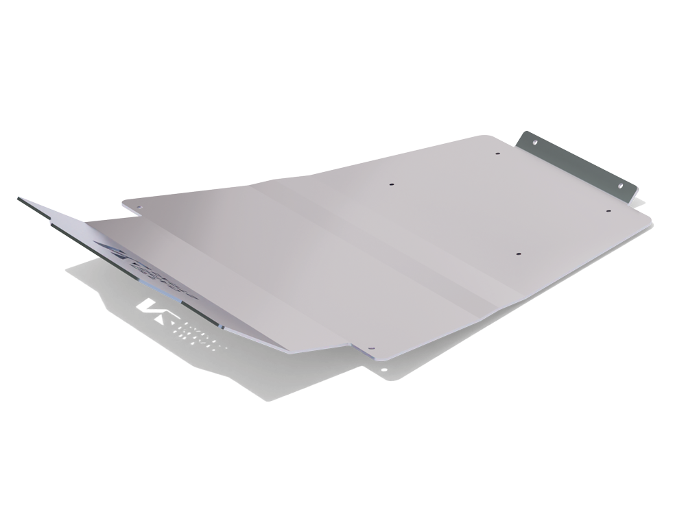 Protection avant en aluminium 6mm N4 OFFROAD pour Dacia Duster 2024, protection inférieure robuste et résistante.