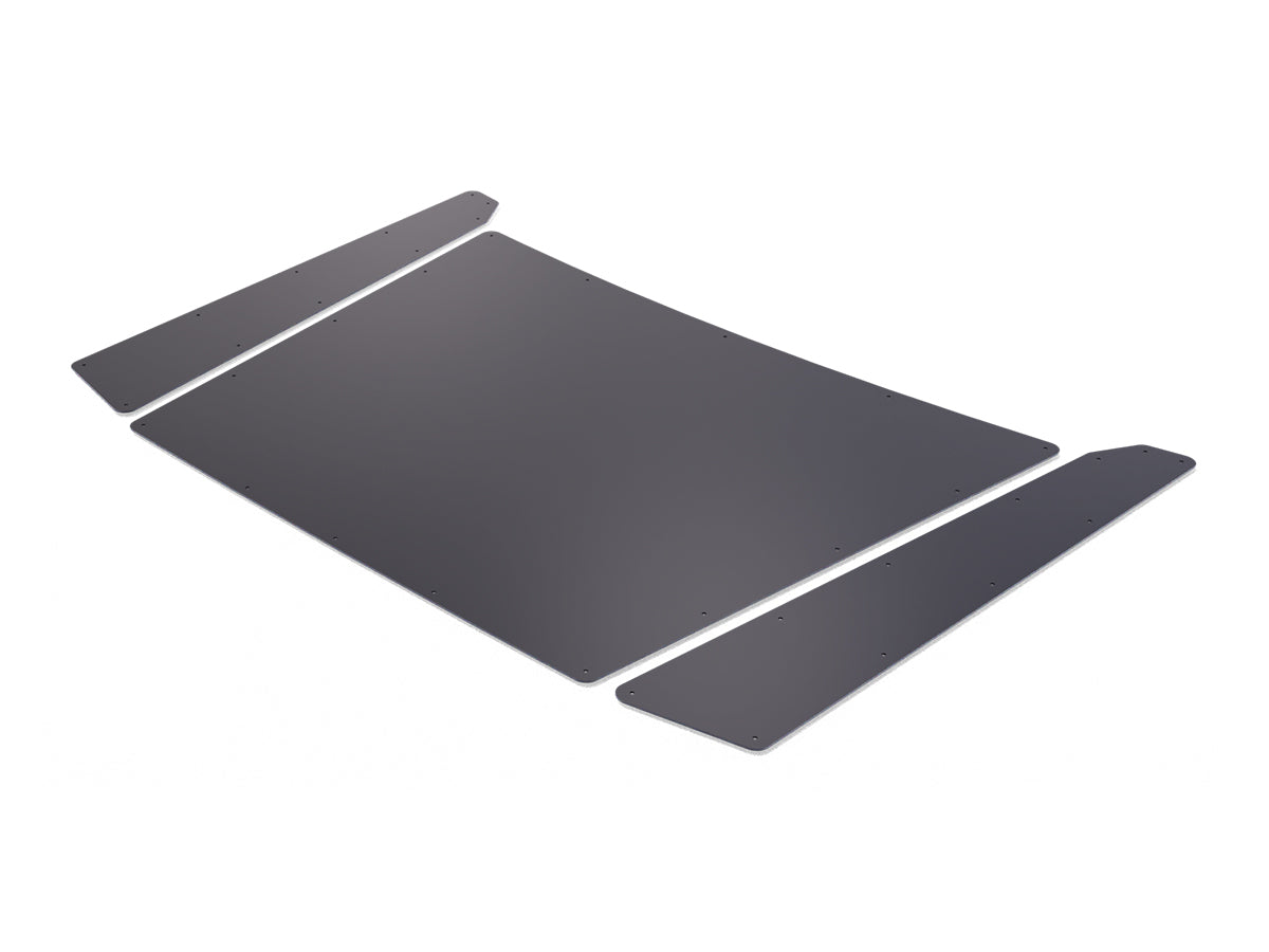 Protection de capot en aluminium strié 2mm pour Suzuki Jimny 2018+ par N4-Offroad, accessoire robuste pour l'offroad.