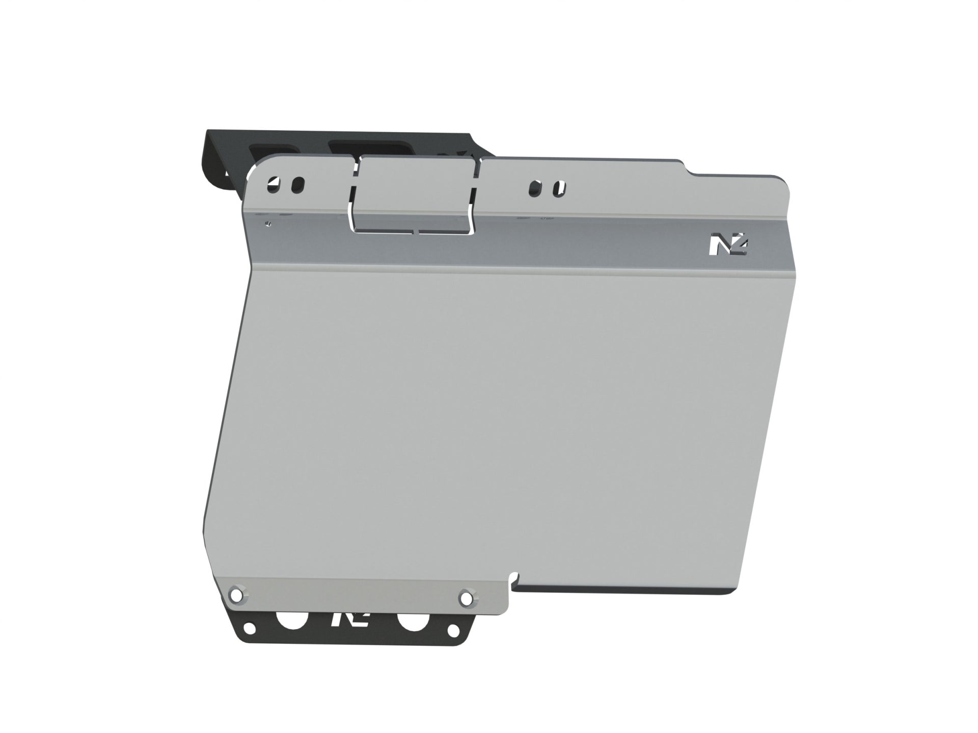 Protection pare-chocs arrière en aluminium 6mm pour Dacia Duster 4x4 2017-2023 avec AdBlue, protection inférieure N4 OFFROAD.
