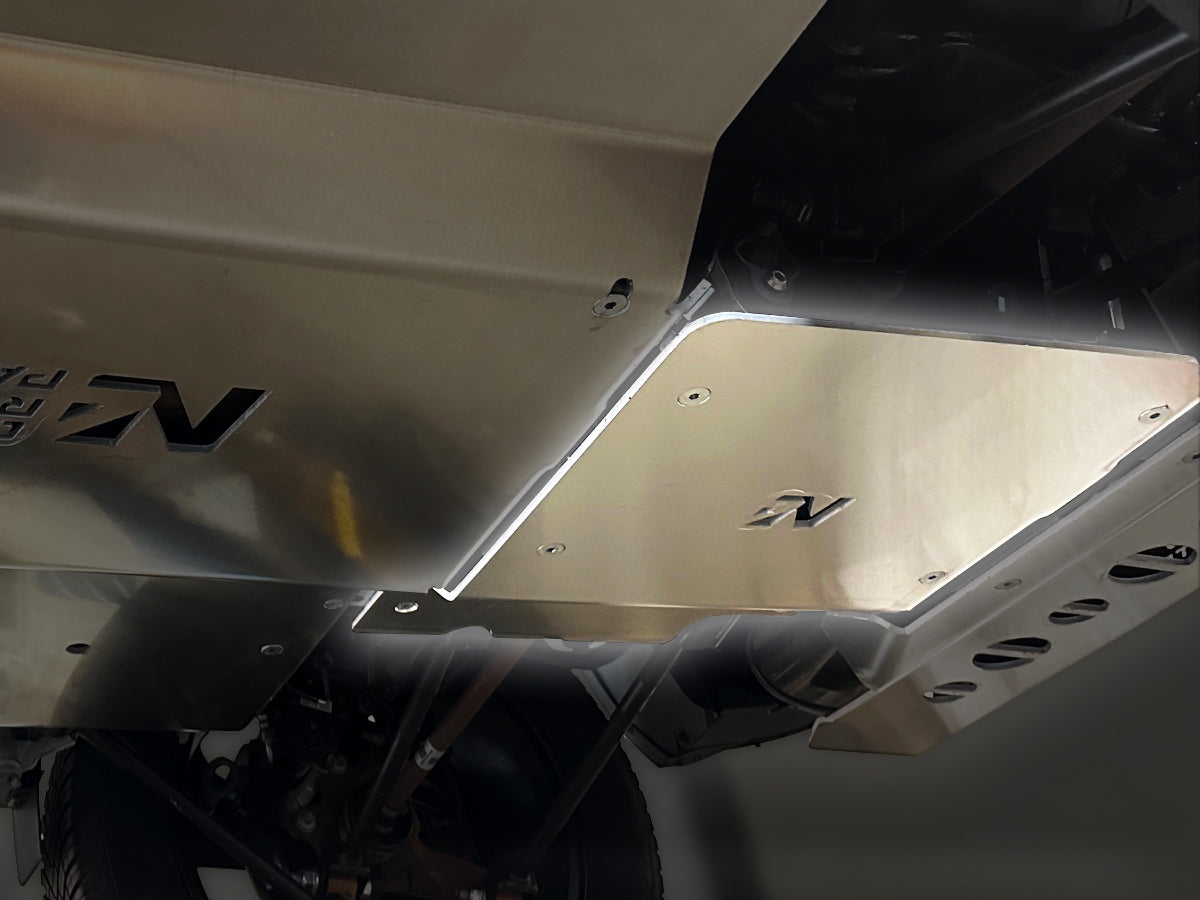 Protection de ski pour pont arrière en aluminium 6mm N4 OFFROAD sur Dacia Duster 4x4 2024, protections inférieures robustes.
