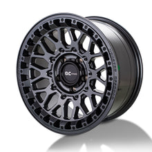 Jante 4X4 OC WHEELS 2181 en métal mat gris foncé, design robuste pour véhicules tout-terrain, vue de face.