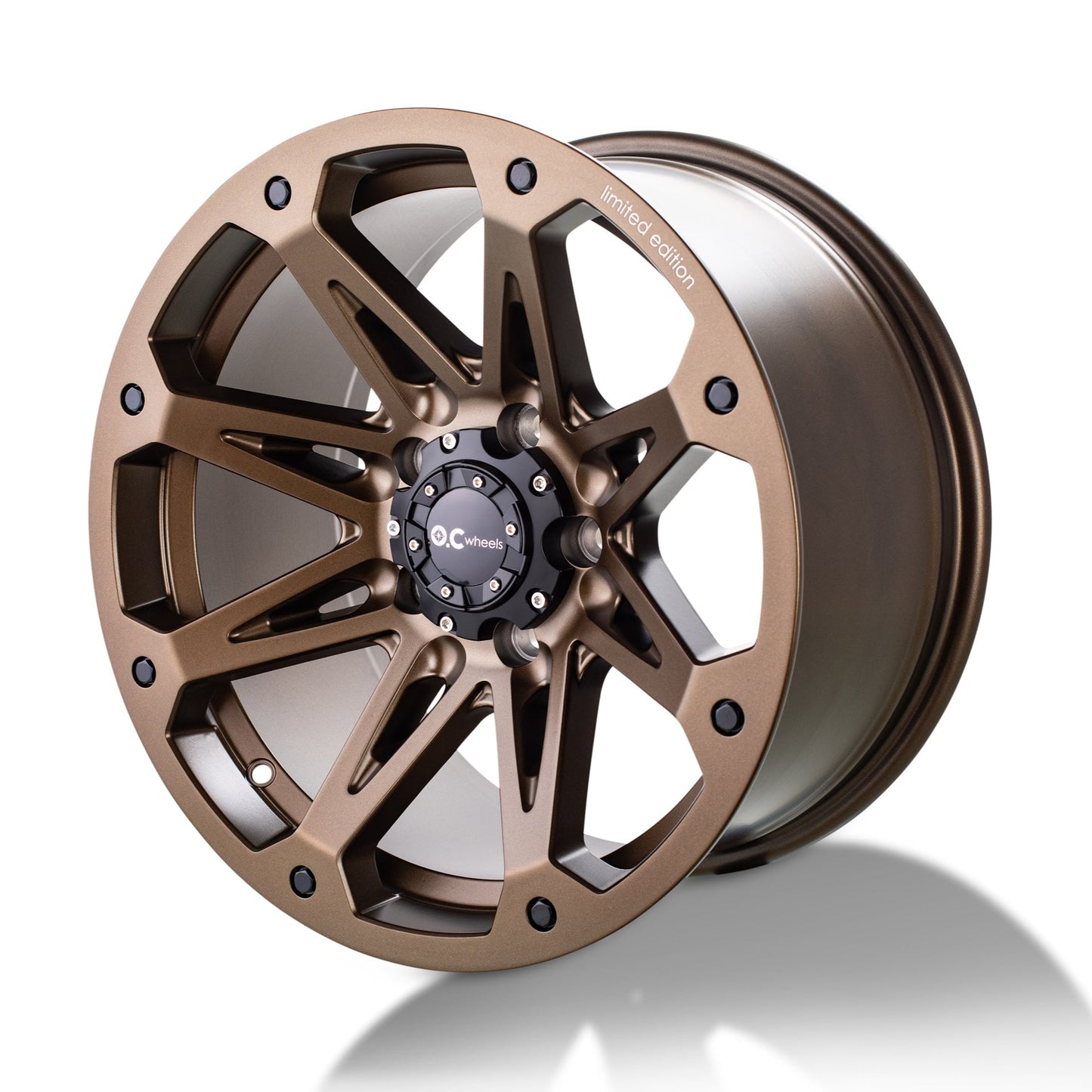 Jante OC WHEELS 814 Gen3 Bronze Mat pour tout-terrain, jantes en alliage robuste et élégantes pour véhicules off-road.