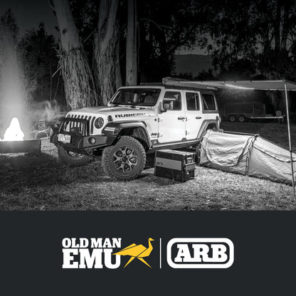 Kit de suspension OME pour Jeep Wrangler JK Unlimited 2006-2018, augmentation de 40-50mm, composants visibles dans l'image.