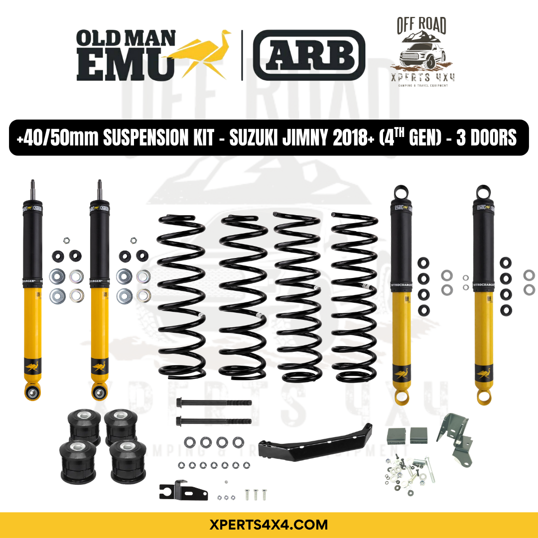Kit de suspension OME Nitro Plus pour Suzuki Jimny 2018+, 3 portes, augmentation de hauteur de 40-50mm, suspension robuste.
