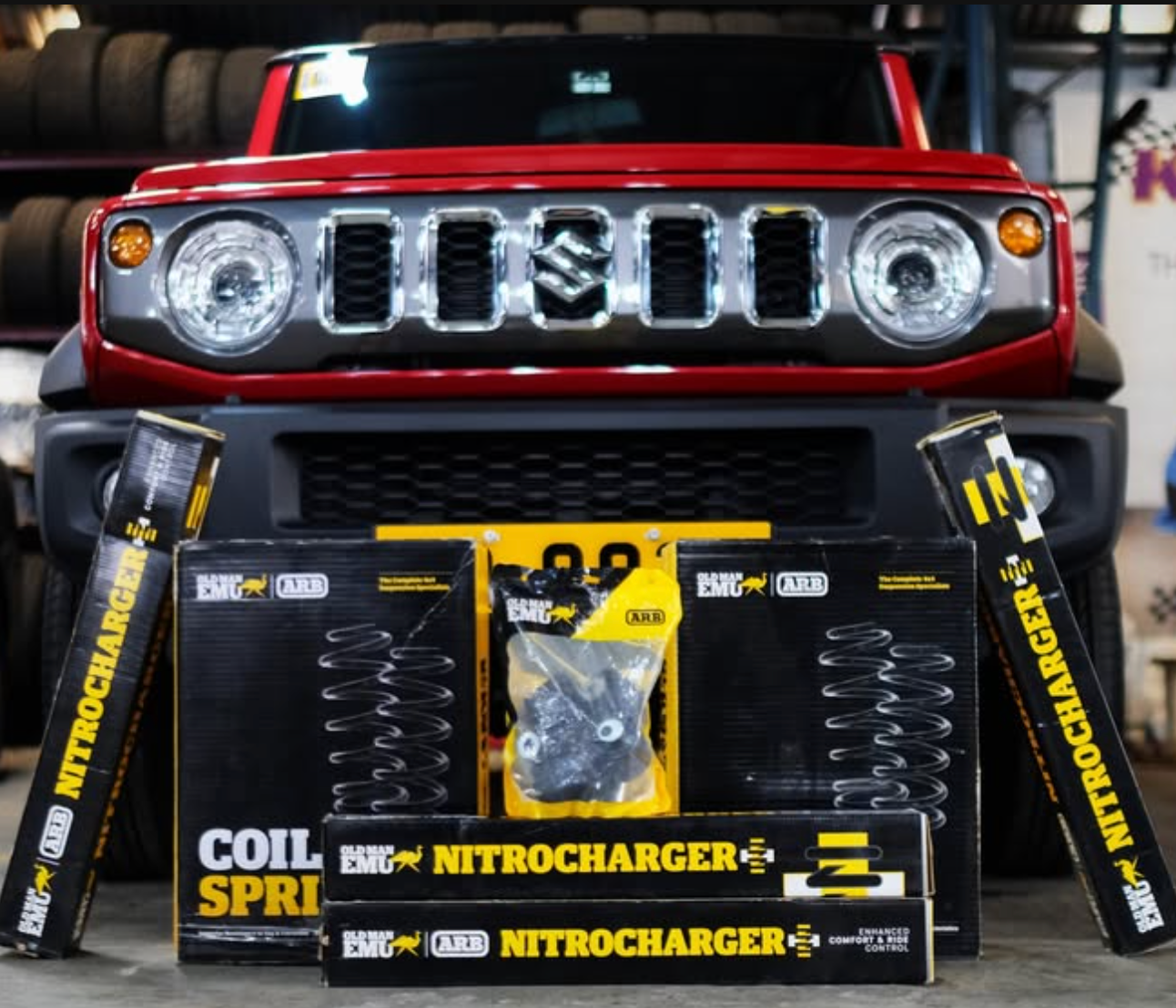 Kit de suspension OME Nitro Plus pour Suzuki Jimny 2018+ 3 portes, amélioration de la suspension avec levage de 40-50mm.