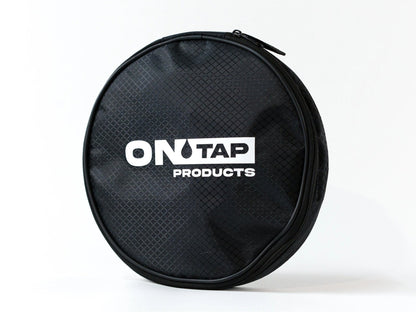 Pommeau de douche OffRoad ONTAP avec flexible 2,4 m et fixations, design en forme de jerrycan, pour une douche extérieure robuste