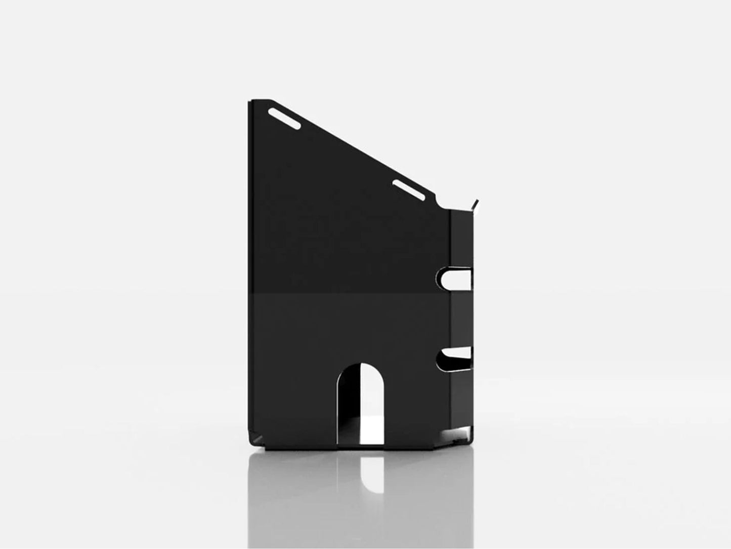 Support pour jerrican ONTAP 22L noir avec fixation robuste 4x4, adapté aux véhicules tout-terrain.