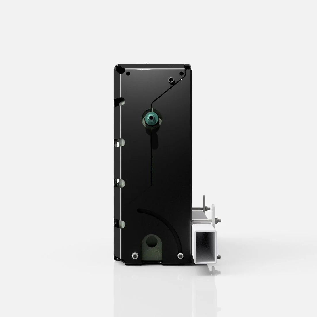 Support pour jerrican de 22L noir ONTAP, verrouillable, en plastique robuste pour stockage sécurisé de carburant ou liquide.