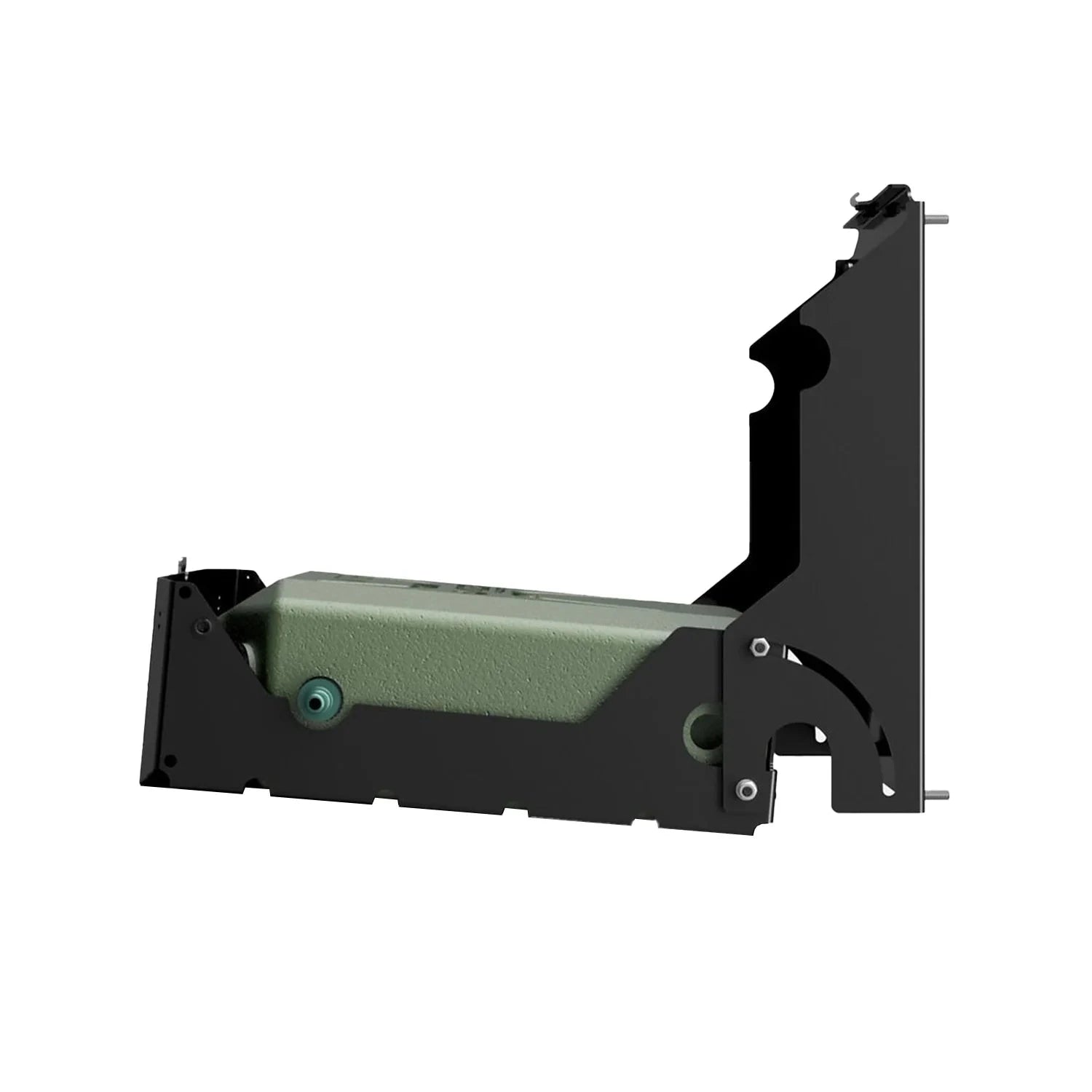 Support pour jerrican de 22L noir verrouillable de la marque ONTAP, en plastique robuste pour stockage sécurisé.