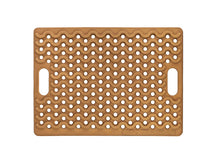 Tapis de douche extérieur ONTAP Mariner Mat beige, conçu pour camping et 4x4, avec motif résistant et antidérapant.