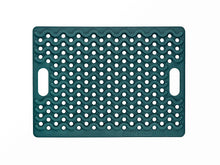Tapis de douche extérieur ONTAP Mariner Mat Bleu, en forme de jerrycan pour extérieur et 4x4, design robuste et pratique